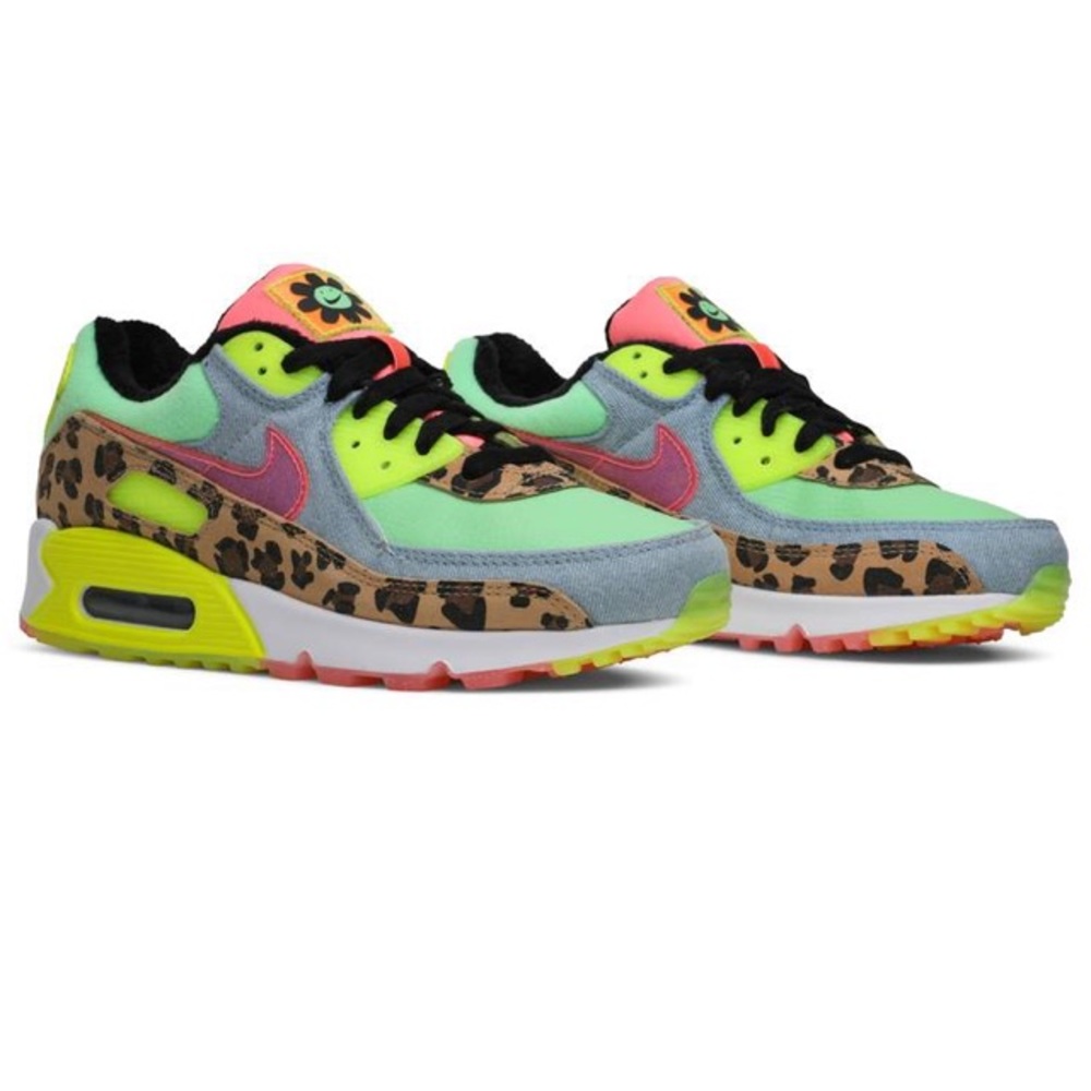 Nike air max 90 illusion green/sunset pulse